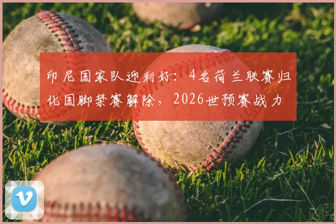 印尼国家队迎利好：4名荷兰联赛归化国脚禁赛解除，2026世预赛战力解析与前景展望