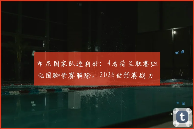 印尼国家队迎利好：4名荷兰联赛归化国脚禁赛解除，2026世预赛战力解析与前景展望